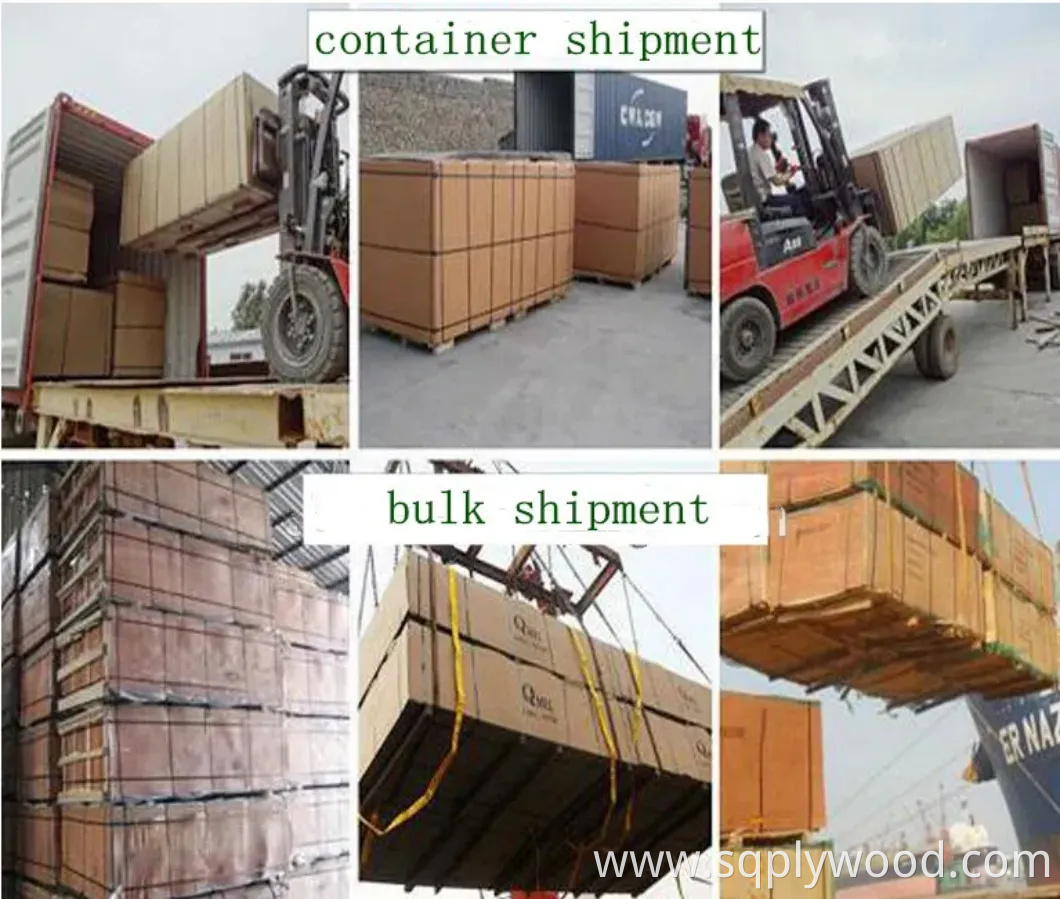 Versatile 12mm and 18mm Waterproof for Interior and Exterior Use Melamine Plywood Sheets